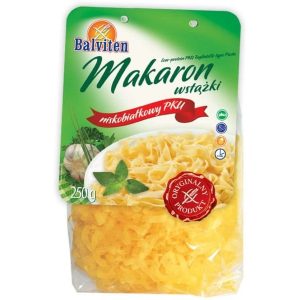 Balviten makaron wstążki niskobiałkowy PKU 250g