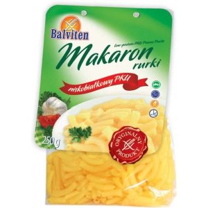 Balviten makaron rurki niskobiałkowy PKU 250g