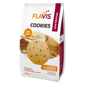 Flavis Cookies ciastka kakaowe niskobiałkowe PKU 200g