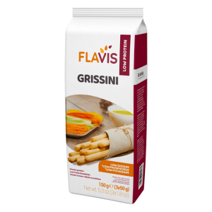 Flavis Grissini paluszki chlebowe niskobiałkowe PKU 150g